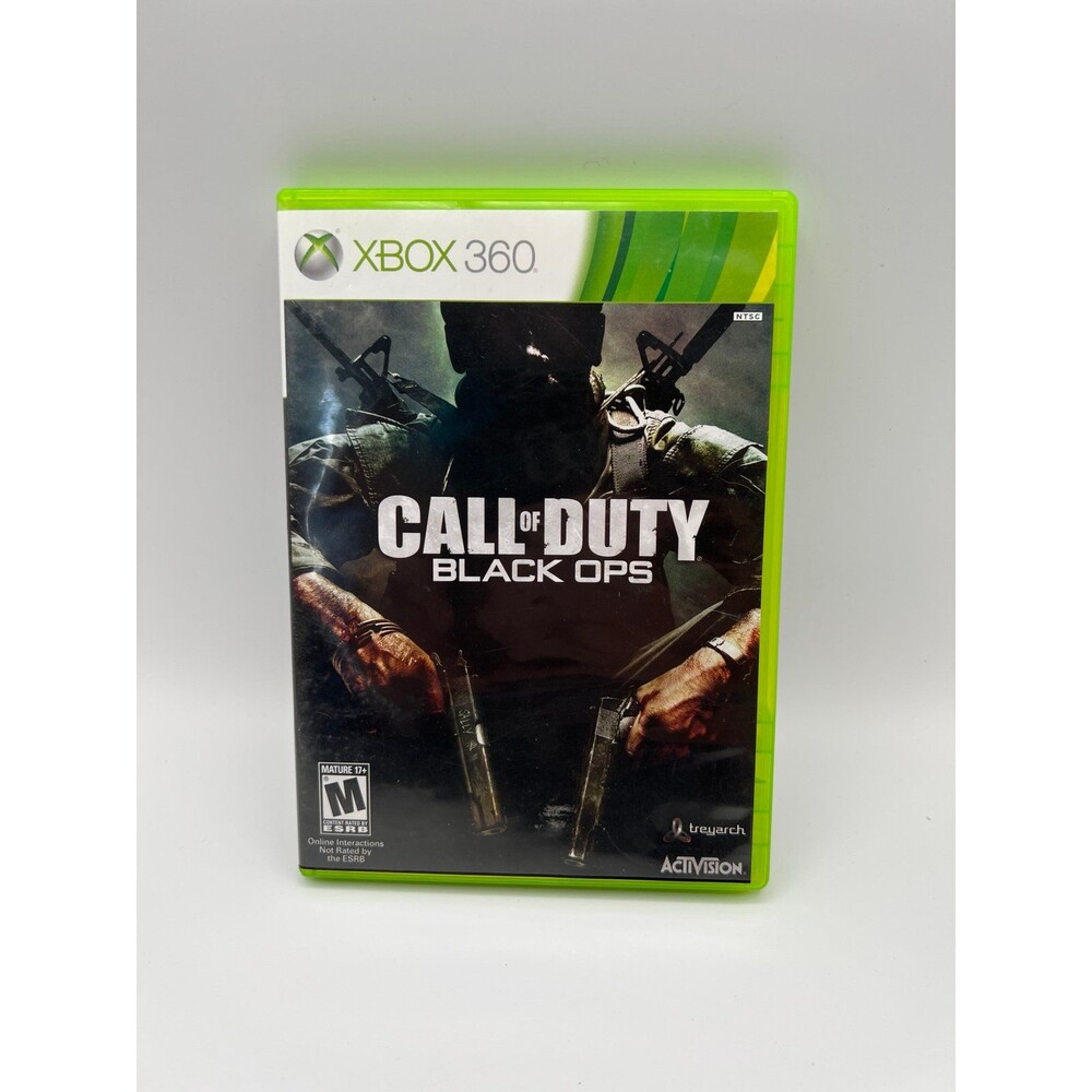 Call of Duty: Black Ops (Xbox 360, 2010) CASE & MANUAL ONLY - Black Label Ed